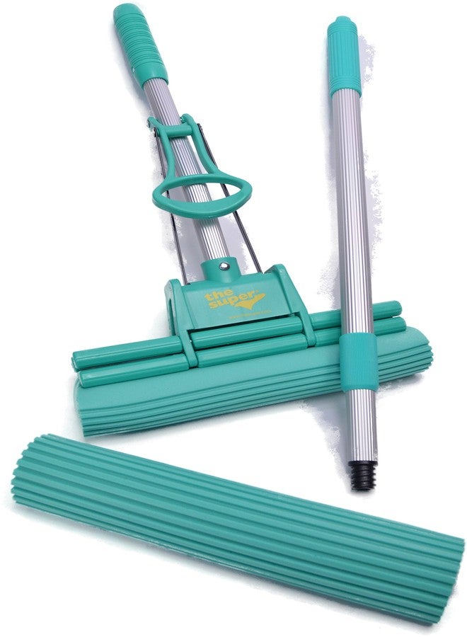 The Super® Standard 11" Double Roller PVA Sponge Mop Set (Mop and 1 Extra Refill) - Image 2